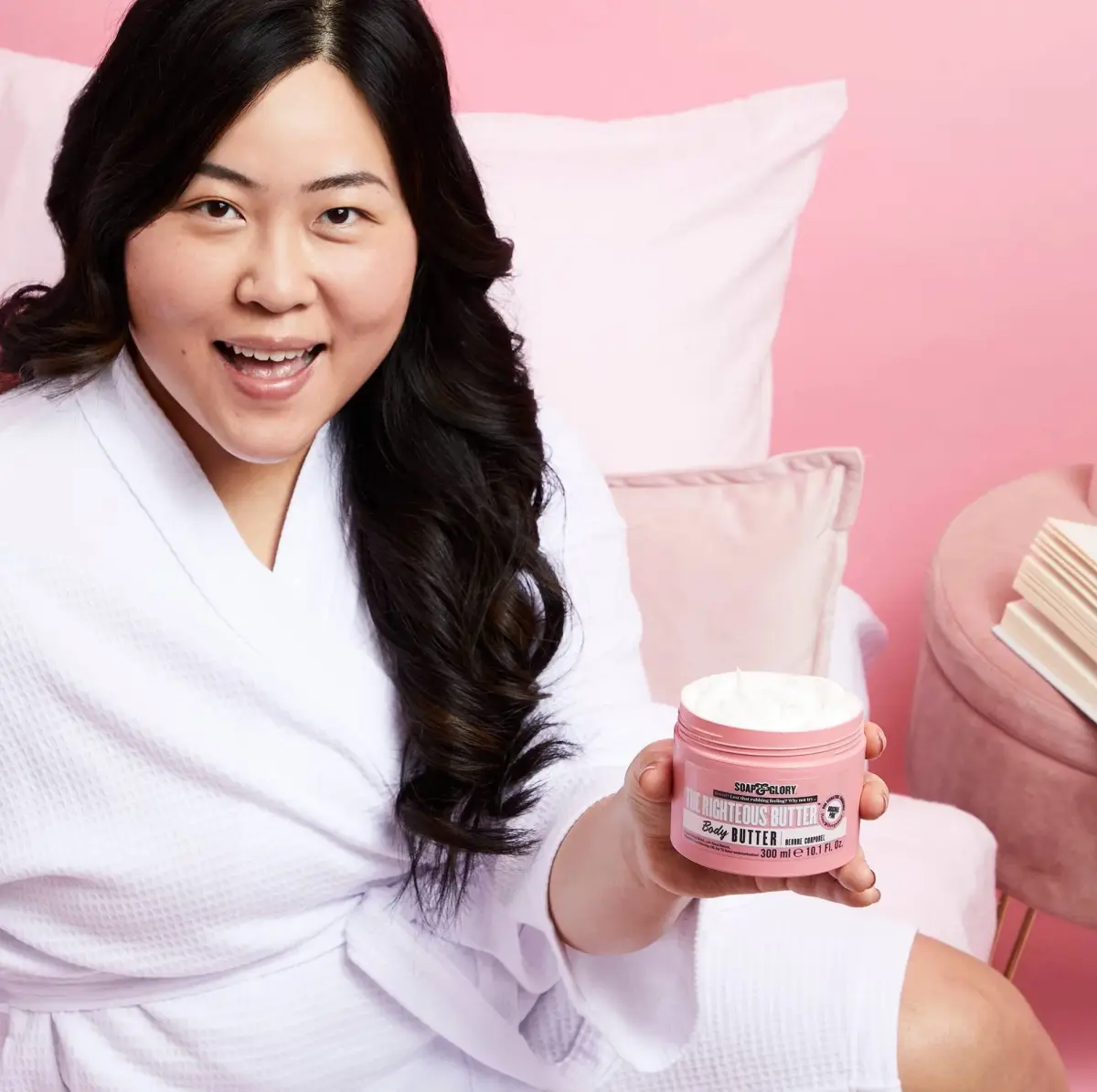 Soap & Glory The Righteous Body Butter 50ml (1.69 oz) | Hydrating Vegan Moisturizer for Dry Skin - view 4