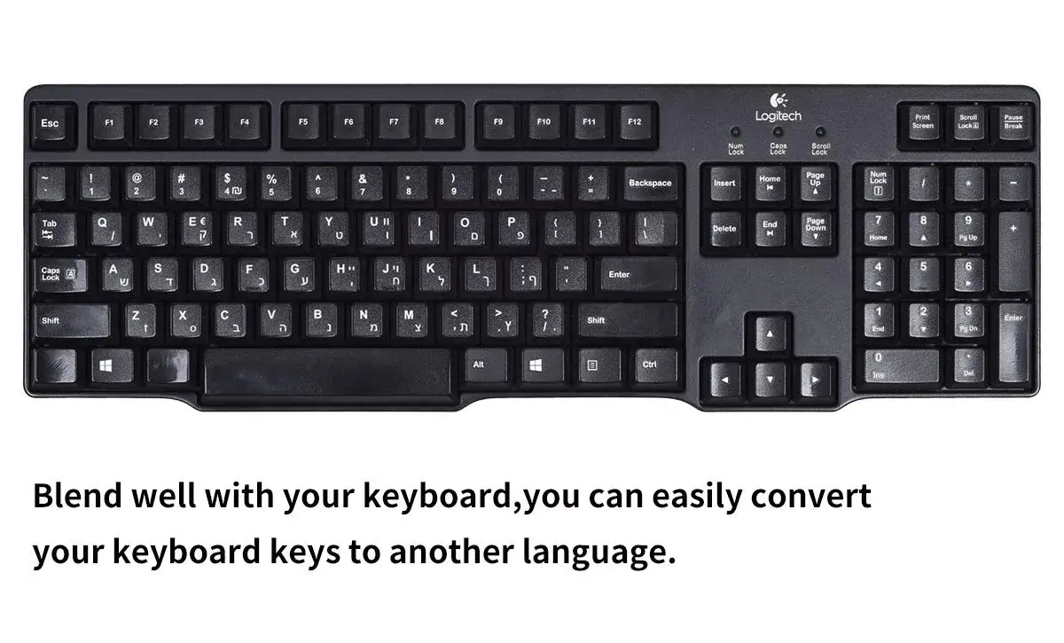 CaseBuy French Keyboard Stickers 2-Pack | Matte Vinyl with White Letters for Laptops & PCs - view 5