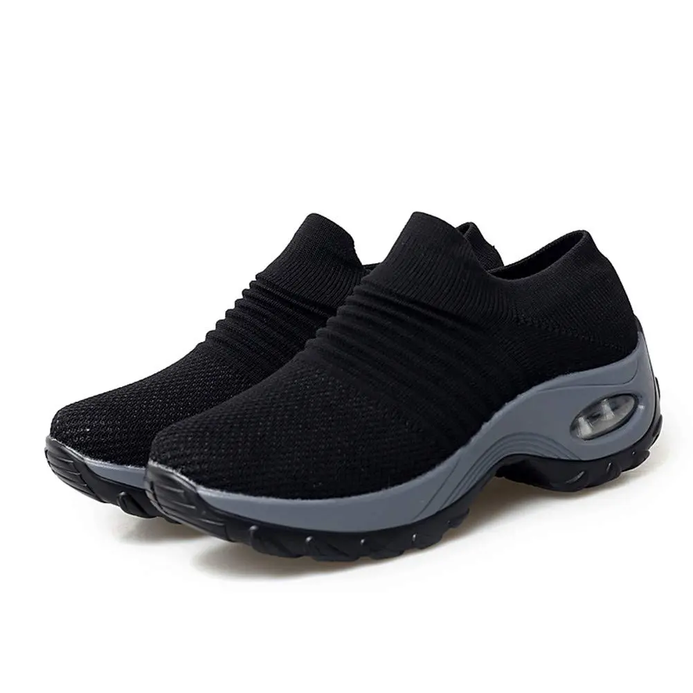LEADER SHOW Women's Slip-On Walking Shoes 7 | Casual Loafers with Platform Heel (4cm) for Daily Comfort - view 6