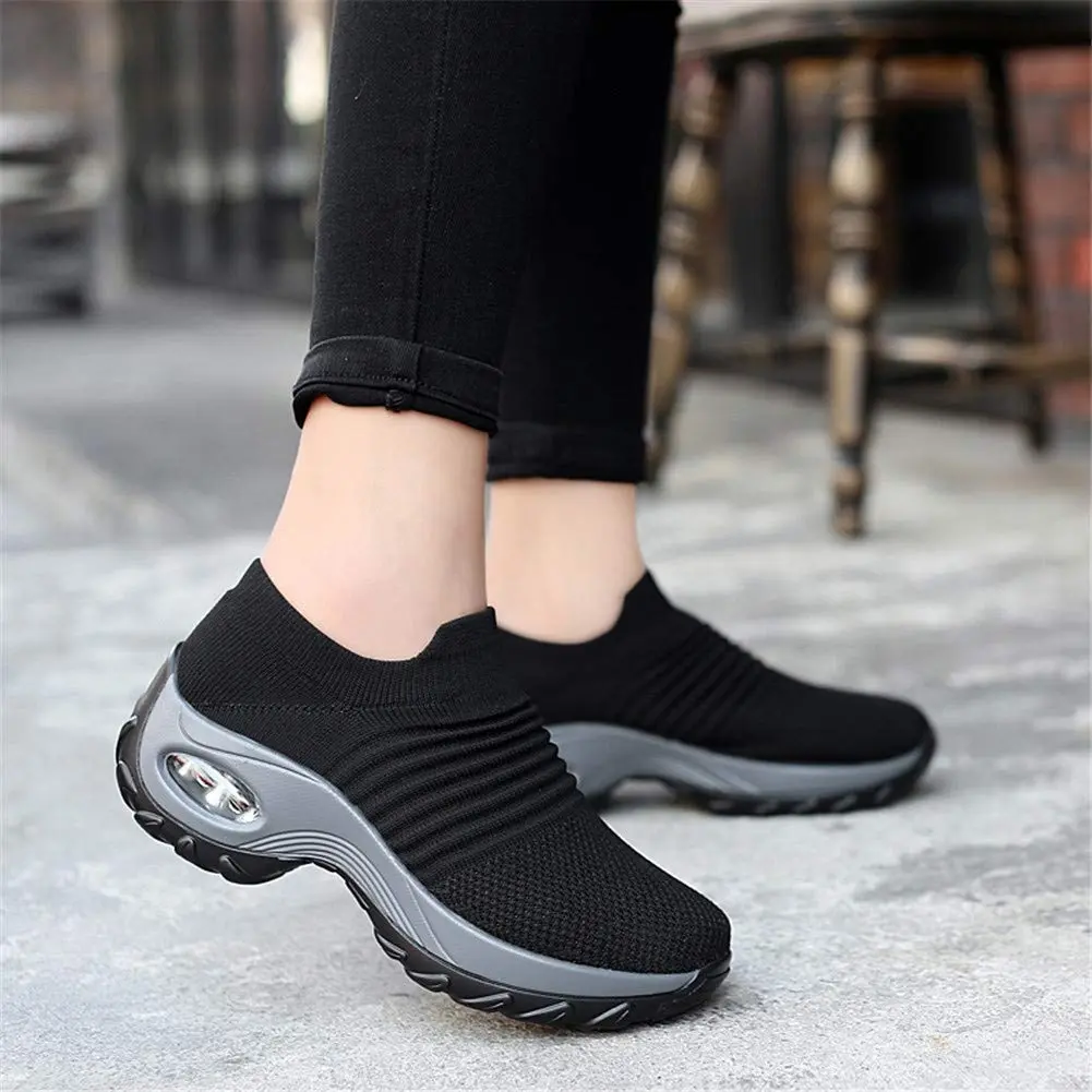 LEADER SHOW Women's Slip-On Walking Shoes 7 | Casual Loafers with Platform Heel (4cm) for Daily Comfort - view 9