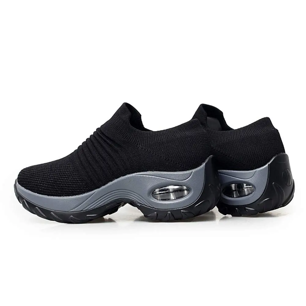 LEADER SHOW Women's Slip-On Walking Shoes 7 | Casual Loafers with Platform Heel (4cm) for Daily Comfort - view 5