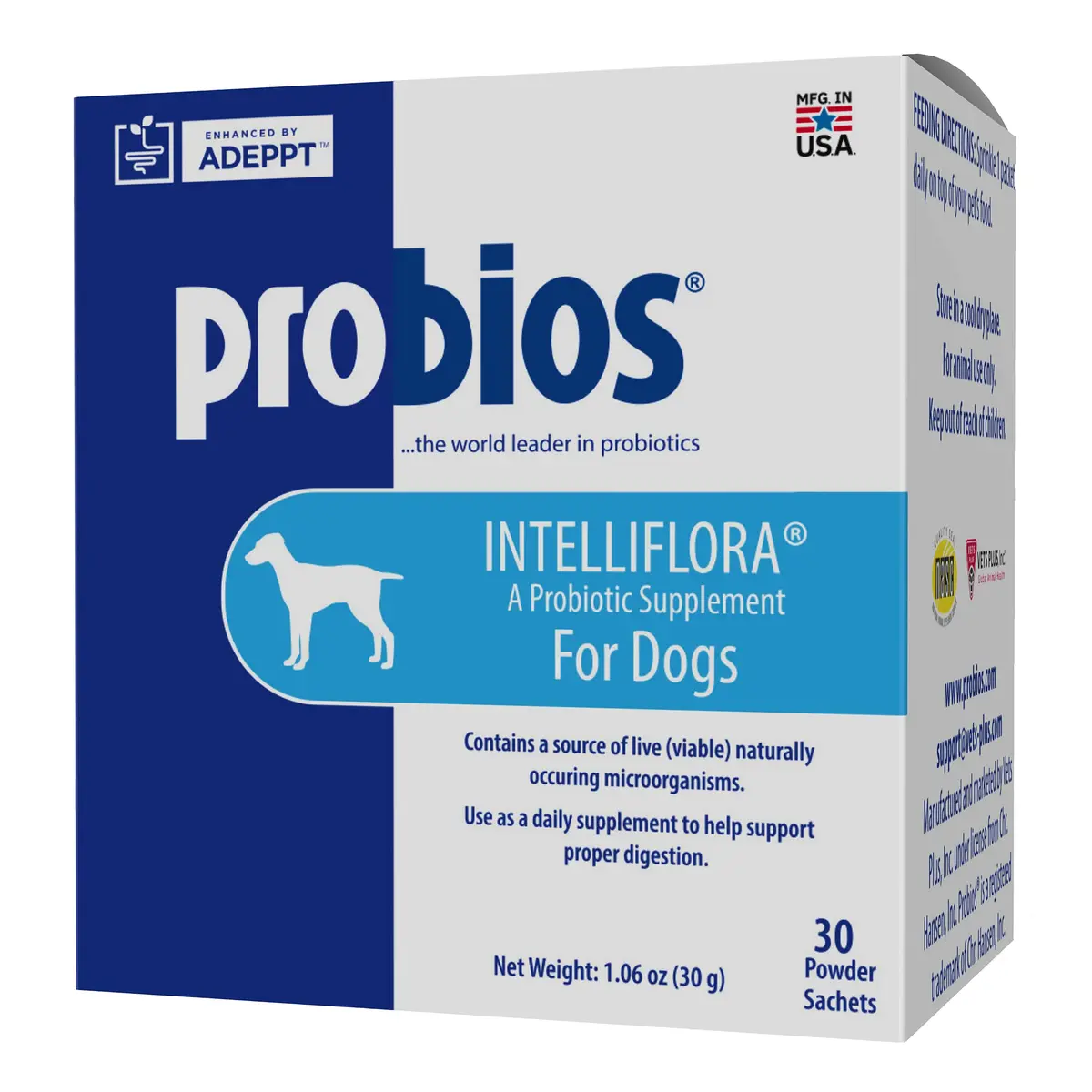 Probios Dog Probiotic Tablets, Chicken Liver, 45 Count | Supports Digestive & Immune Health - main product image