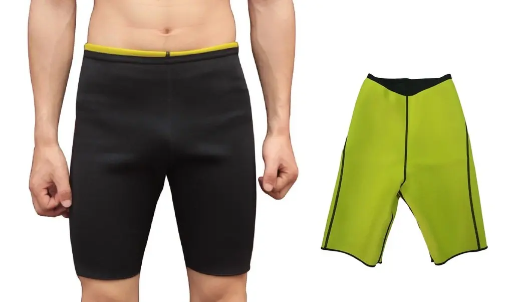 Bakerdani Mens Hot Sweat Thermo Shorts | Neoprene Body Shaper for Weight Loss (4XL) - main product image