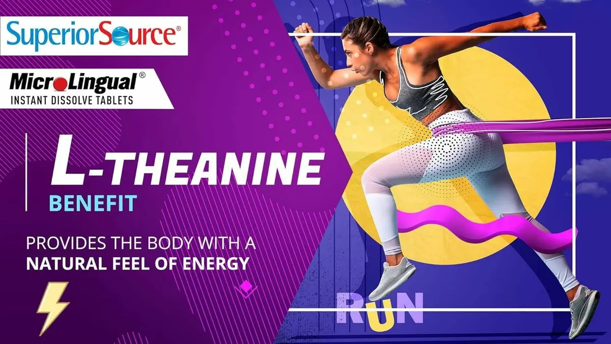 Superior Source L-Theanine 200 mg | Supports Relaxation & Sleep, 100 Sublingual Tablets - view 9