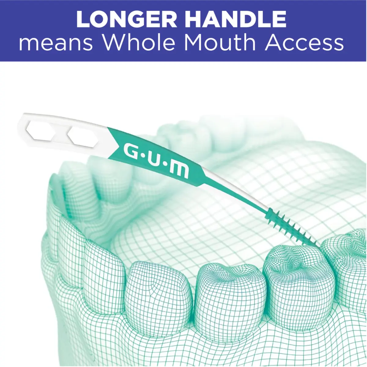 GUM Soft-Picks Advanced Interdental Picks 90 Count | Dentist Recommended for Plaque Removal - view 5