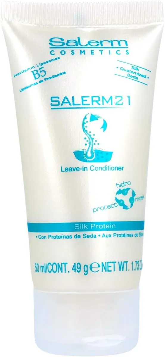 Salerm 21 B5 Silk Protein Leave-In Conditioner 1.73 oz | Moisturizing & Repairing Hair Treatment - main product image