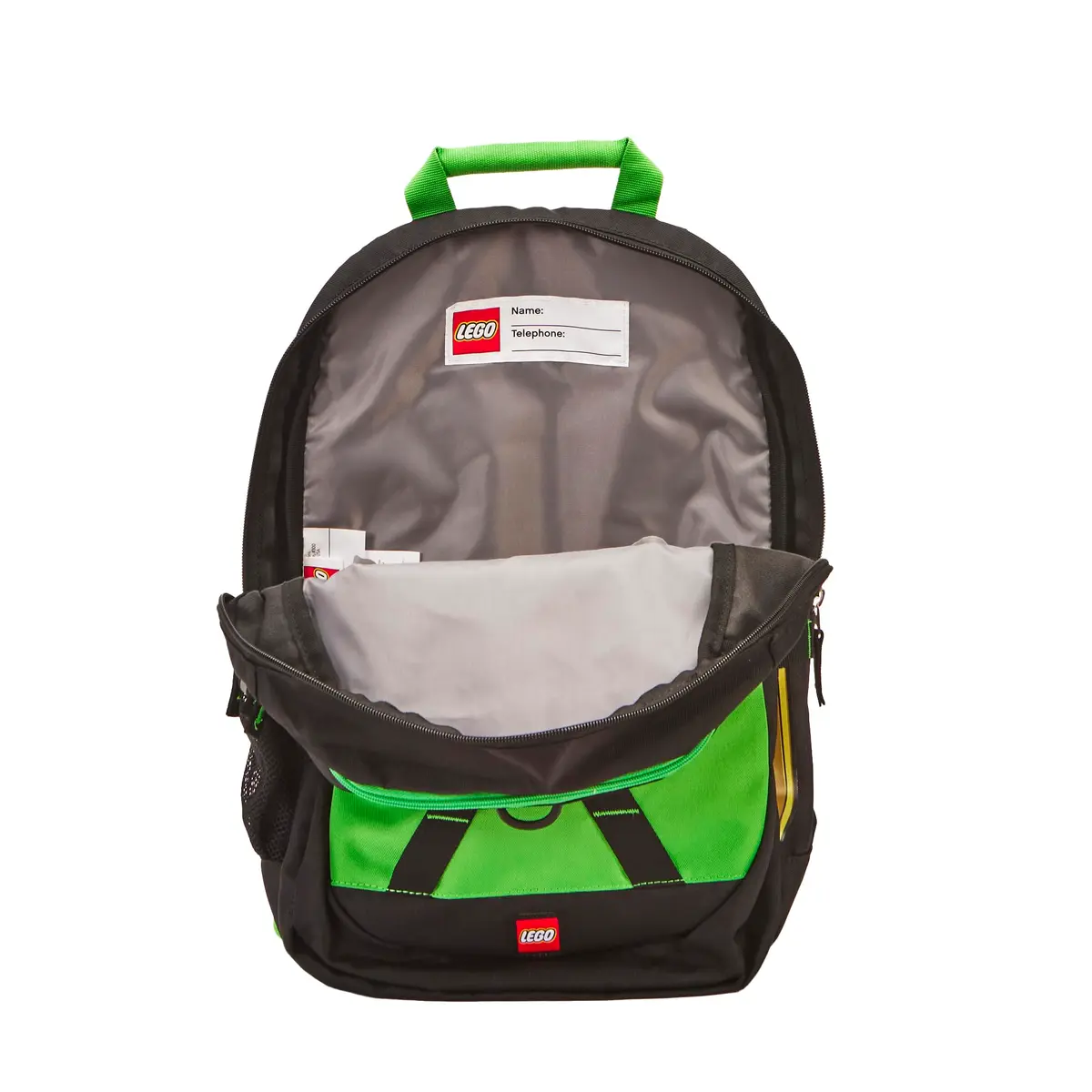 LEGO NINJAGO Future Kids School Backpack Bookbag | Water-Resistant, Adjustable Padded Straps, Lloyd Green - view 6