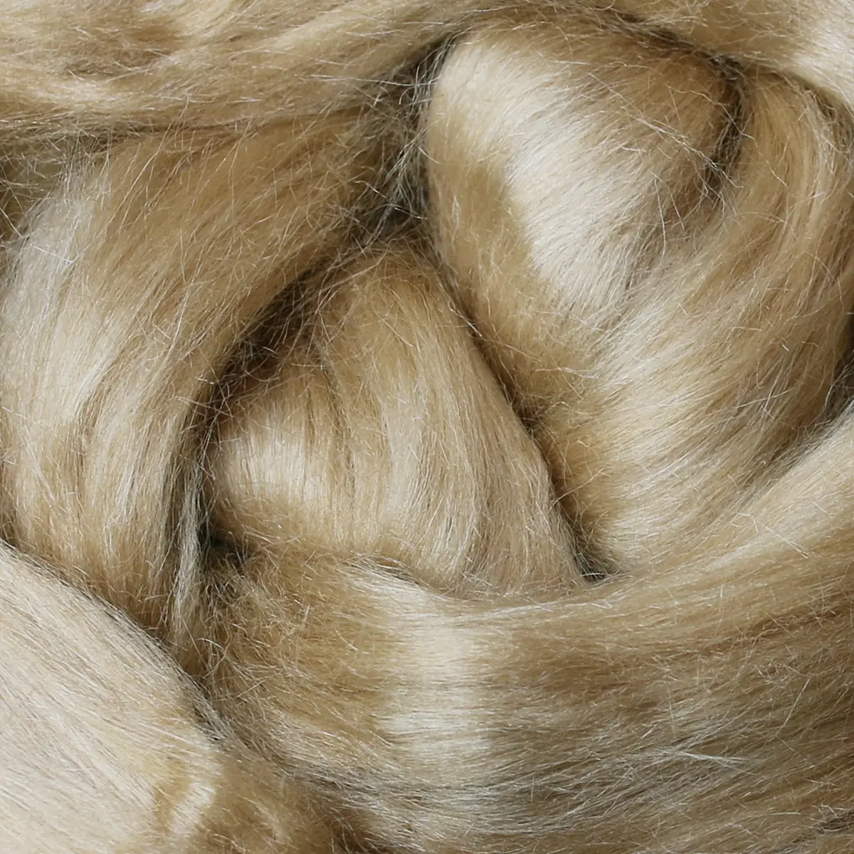 Living Dreams Yarn Golden Tussah Silk Fiber 50g (1.76 oz) | Premium Grade for Cold Process Soaps, Spinning, Felting - view 6