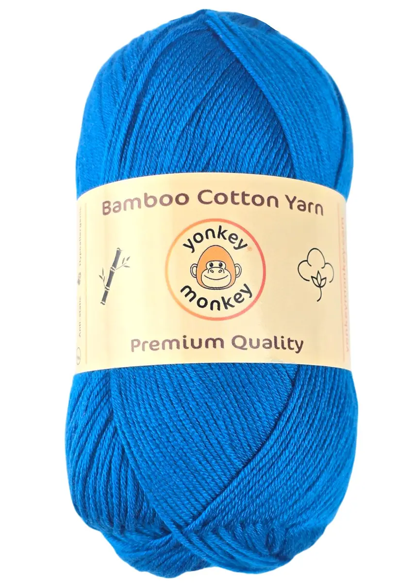 Yonkey Monkey Yarn 500g | Rayon & Cotton Blend for Crochet & Knitting, Baby & Craft Projects - view 7
