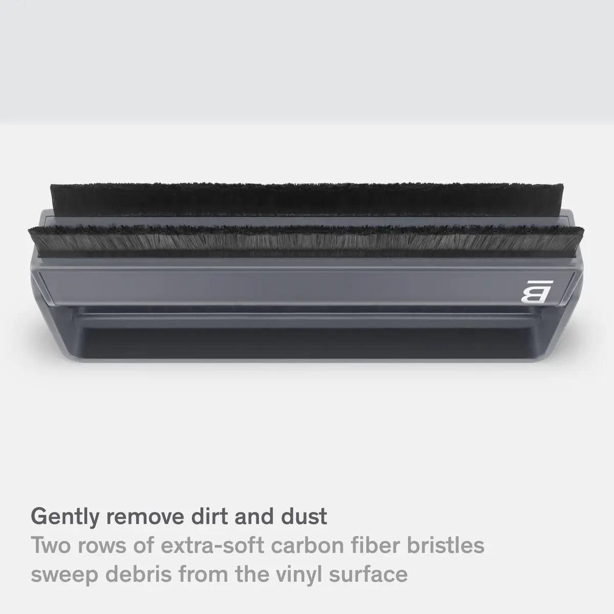 Boundless Audio Carbon Fiber Anti-Static Vinyl Record Cleaner Brush | 11.3cm (4.45in) Midnight Grey - view 8