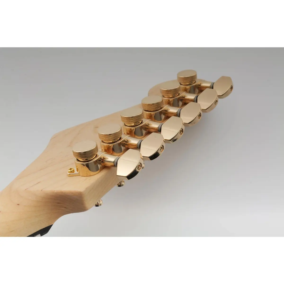 Musiclily Pro 6-Inline Locking Guitar Tuning Machine Heads Gold | 15:1 Gear Ratio - view 7