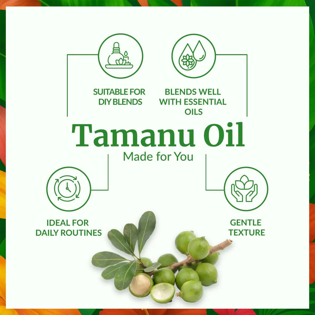 SVA ORGANICS Tamanu Oil 4 Fl Oz (118 mL) - Pure Carrier Oil for Face, Skin, Hair & Scalp - view 3