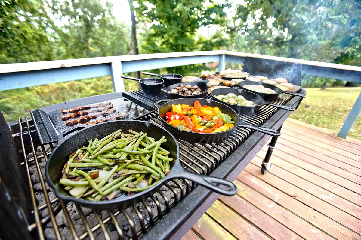 Lodge Cast Iron 3 Skillet Bundle 12in & 10.25in | Durable, Oven Safe, Versatile Cooking - view 3
