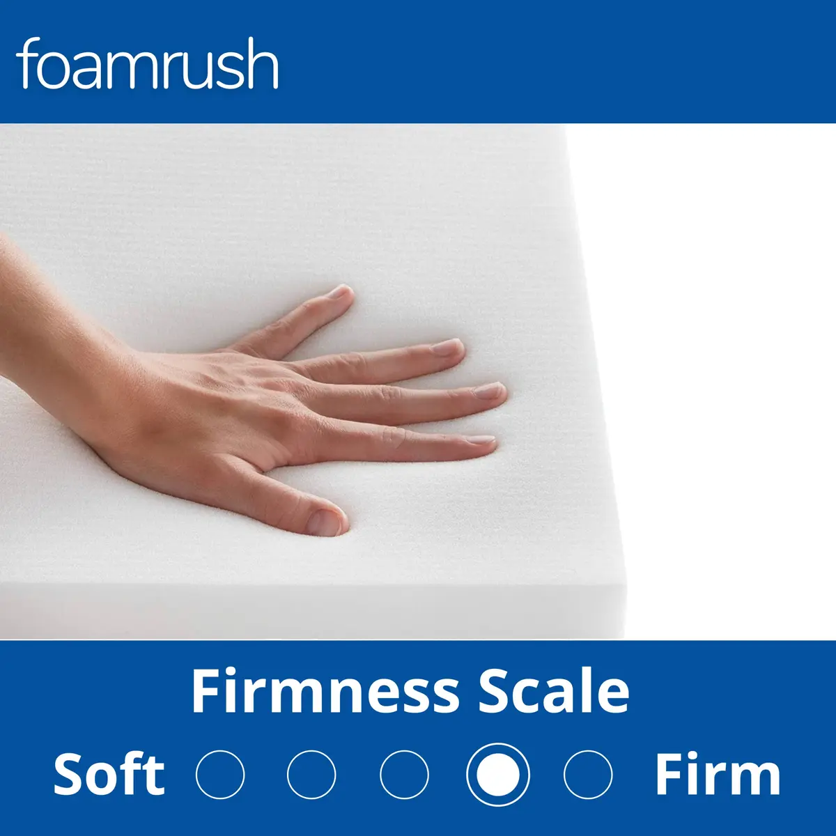 FoamRush Upholstery Foam 2" x 24" x 27" | High Density Firm Support for Chairs & Cushions - view 3