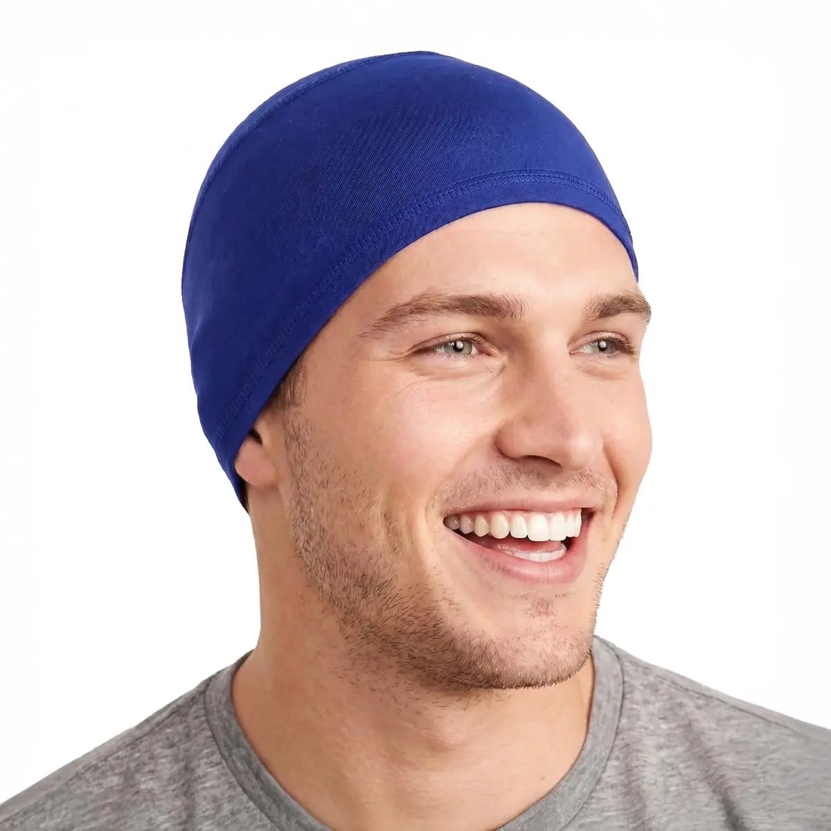 Tough Headwear Blue Cooling Cap Helmet Liner Skull Cap Running Beanie 55.9-61.6 cm (22-24.25 in) - main product image