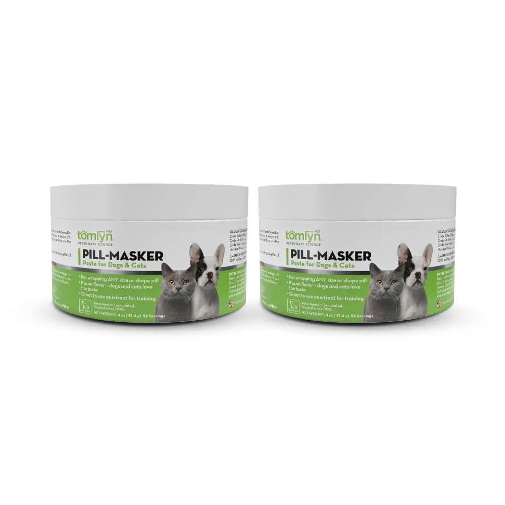 TOMLYN Pill-Masker Bacon Paste for Dogs & Cats, 4 oz (Pack of 2) Mask pills easily with bacon flavor - main product image