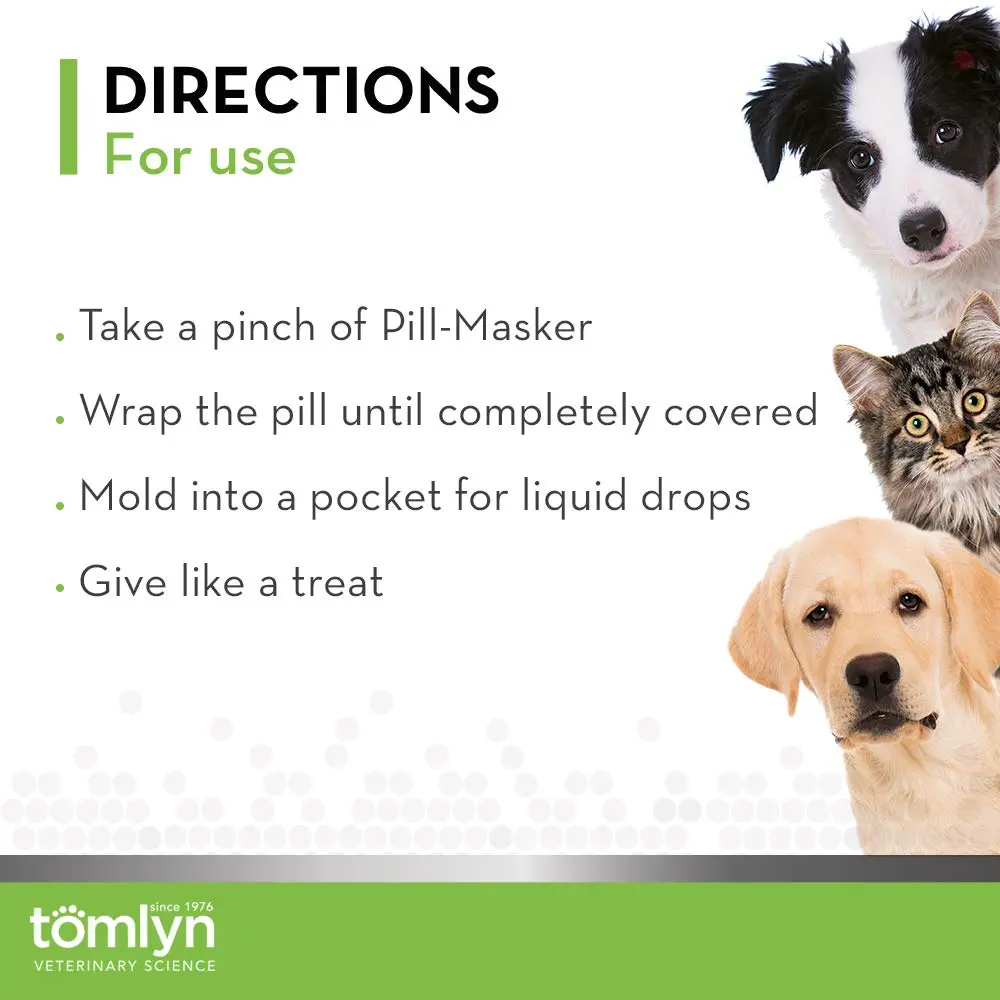 TOMLYN Pill-Masker Bacon Paste for Dogs & Cats, 4 oz (Pack of 2) Mask pills easily with bacon flavor - view 5