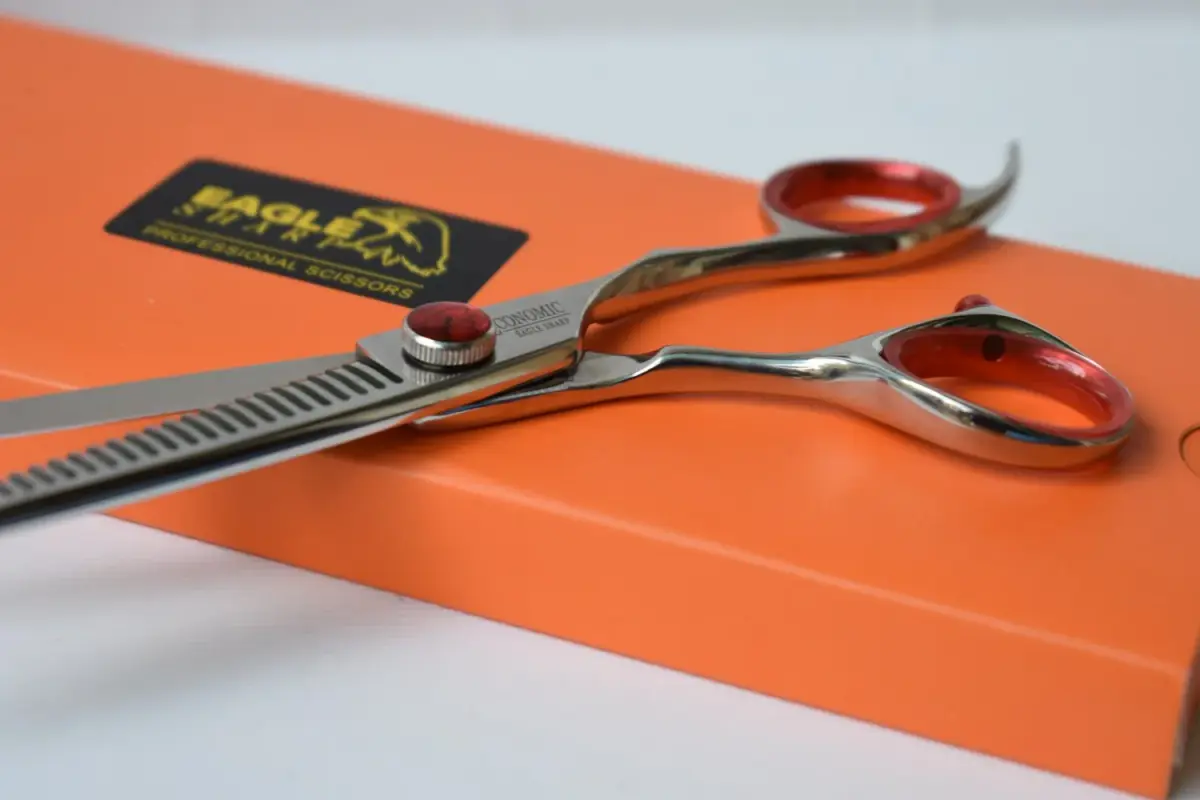 EAGLE SHARP Professional Hair Thinning Shears 6.5 cm (6 inch) | 30-Tooth Blender Convex Blade - view 3