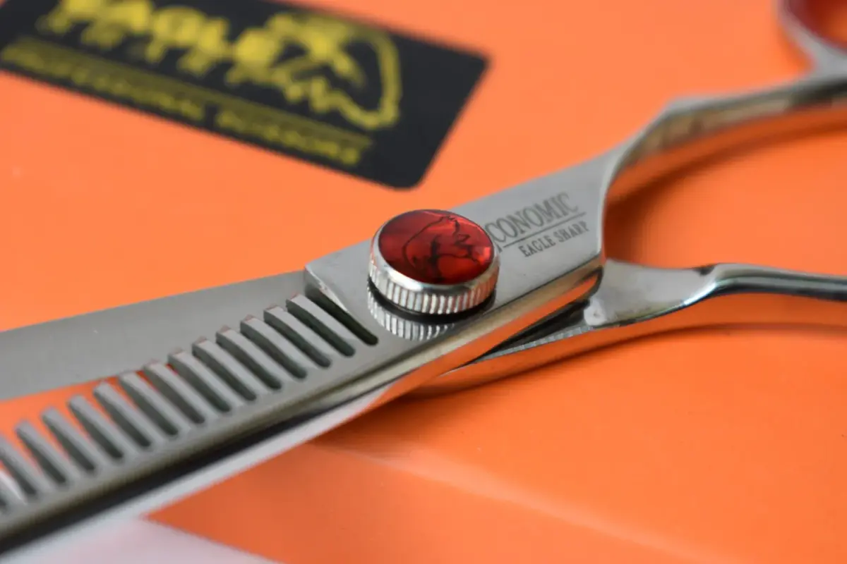 EAGLE SHARP Professional Hair Thinning Shears 6.5 cm (6 inch) | 30-Tooth Blender Convex Blade - view 4