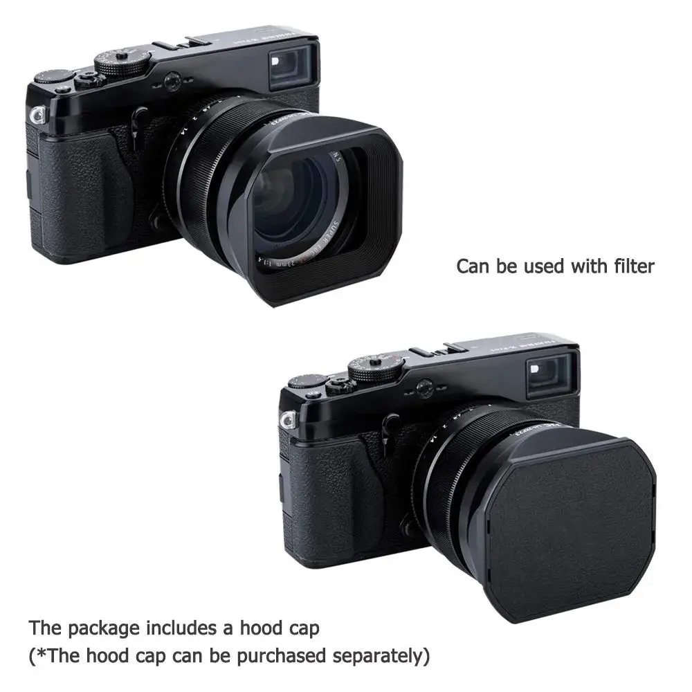 JJC Metal Lens Hood Shade for Fujifilm XF 23mm F1.4 R & XF 56mm F1.2 R Lenses | Bayonet Mount, Blocks Stray Light - view 3