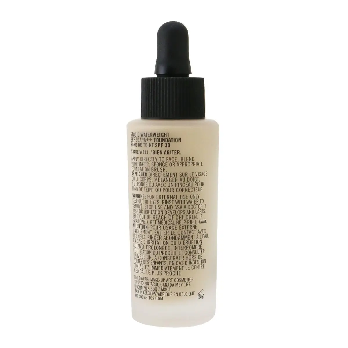 MAC Studio Waterweight SPF 30 Foundation Drops NC42 30ml (1.01 Fl Oz) | Dermatologist Tested for All Skin Types - view 4