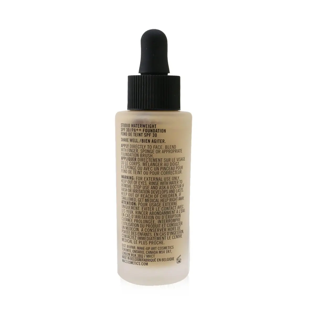 MAC Studio Waterweight SPF 30 Foundation Drops NC42 30ml (1.01 Fl Oz) | Dermatologist Tested for All Skin Types - view 7