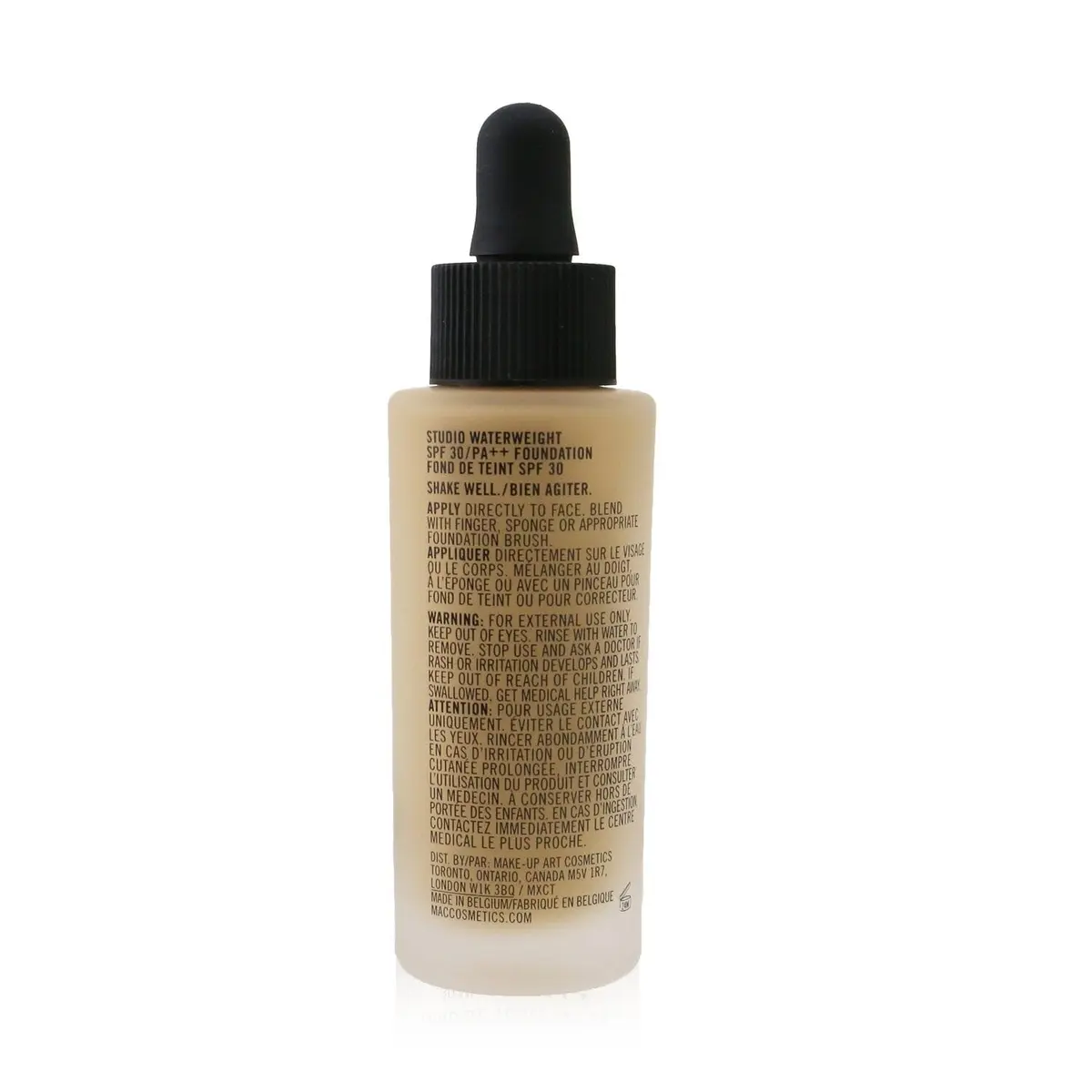 MAC Studio Waterweight SPF 30 Foundation Drops NC42 30ml (1.01 Fl Oz) | Dermatologist Tested for All Skin Types - view 9