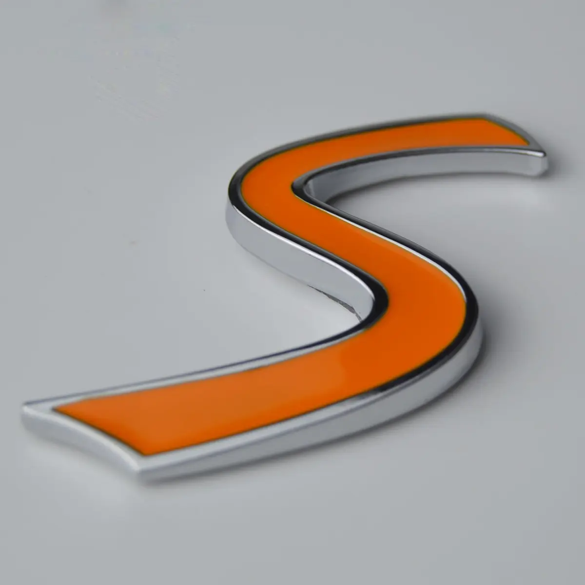 Zorratin Orange 3D Metal Emblem with Self-Adhesive for Mini Cooper | Weatherproof & Fade-Resistant - view 2
