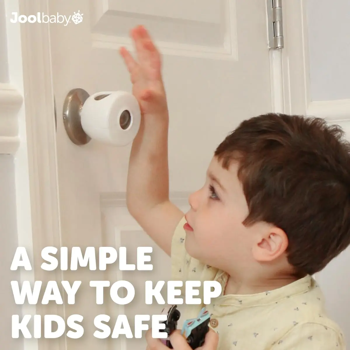 Jool Baby Door Knob Covers for Child Safety (4 Pack) | Easy to Install & Childproof Home - view 2