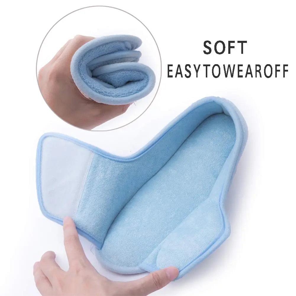 Git-up Women Diabetic Slippers 9# Blue | Adjustable Memory Foam House Shoes for Edema & Arthritis - view 4