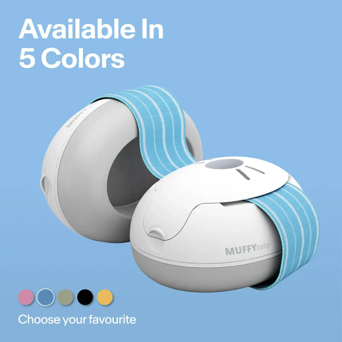 Alpine Muffy Baby Ear Protection Earmuffs for Babies & Toddlers up to 4 Years | Noise Reduction 23 dB SNR - view 6