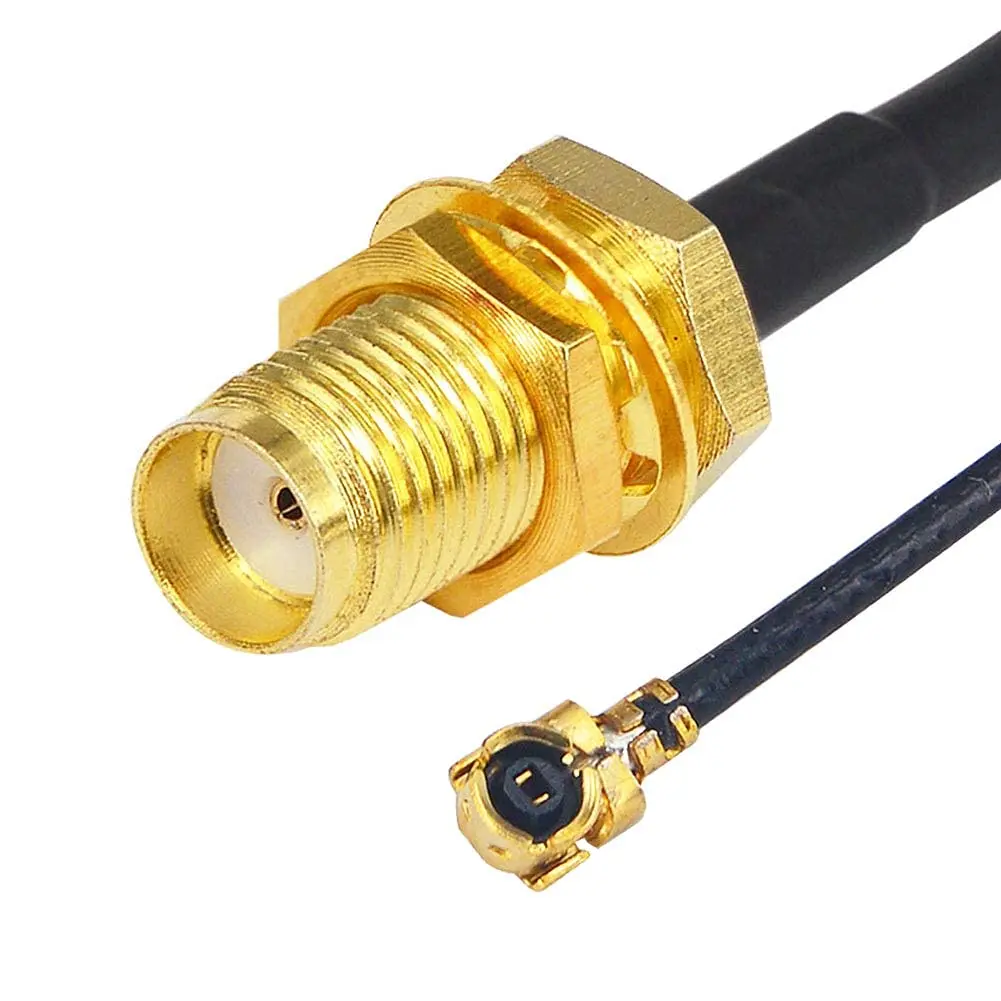 onelinkmore U.FL to SMA Female Pigtail Cable 15cm | RF Coaxial, 50Ω, 6000MHz, 5-Pack - view 2