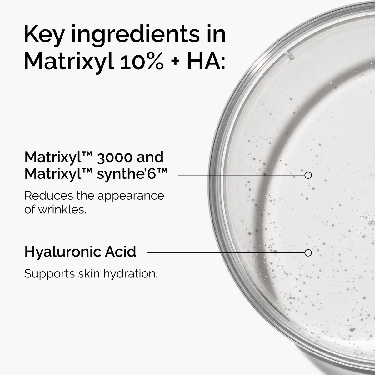 The Ordinary Matrixyl 10% + Hyaluronic Acid Serum 30ml (1 Fl Oz) | Targets Fine Lines & Wrinkles - view 2