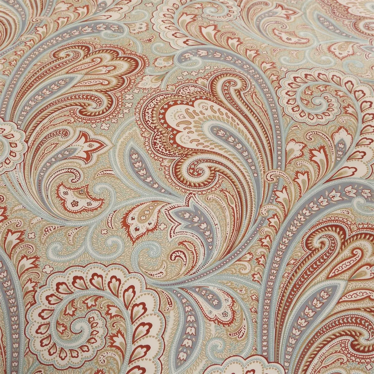 Brandream Duvet Quilt Cover Queen Size Gold Chic Paisley Regal Themed Lightweight Hypoallergenic Egyptian Cotton 800-Thread-Count Bedding Sets - view 4