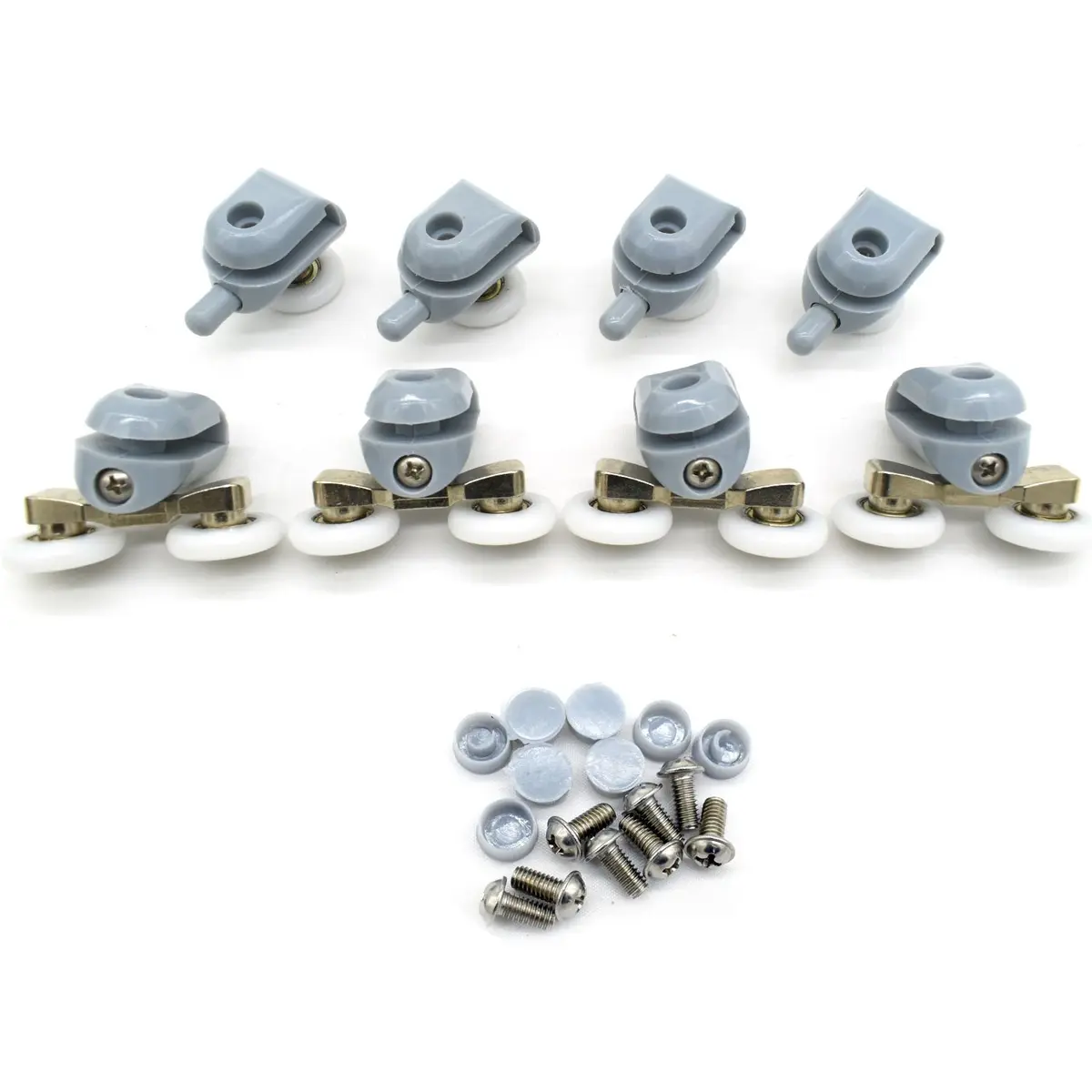 YUANQIAN Shower Door Rollers 22mm Diameter | Replacement Parts for Curved & Flat Showers - main product image