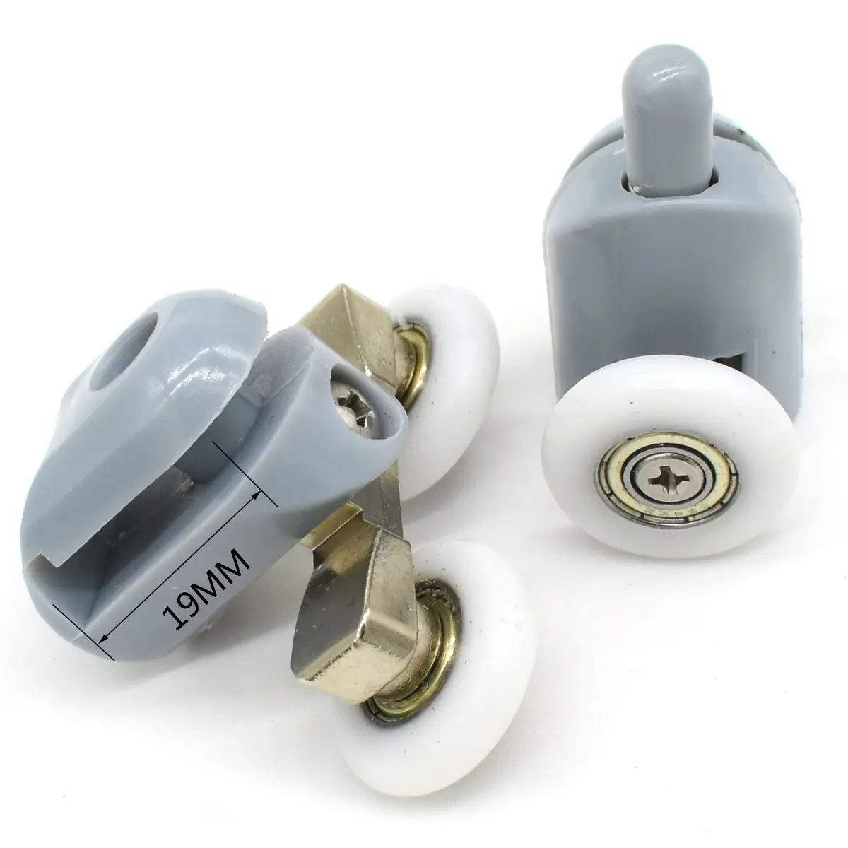 YUANQIAN Shower Door Rollers 22mm Diameter | Replacement Parts for Curved & Flat Showers - view 3