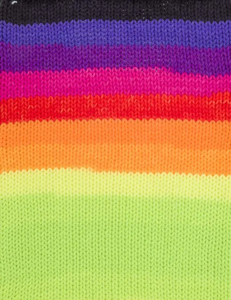 Red Heart Super Saver Yarn Bright Stripe Medium Weight 5oz (141g) | Self-Striping Acrylic for Crochet & Knitting - view 2