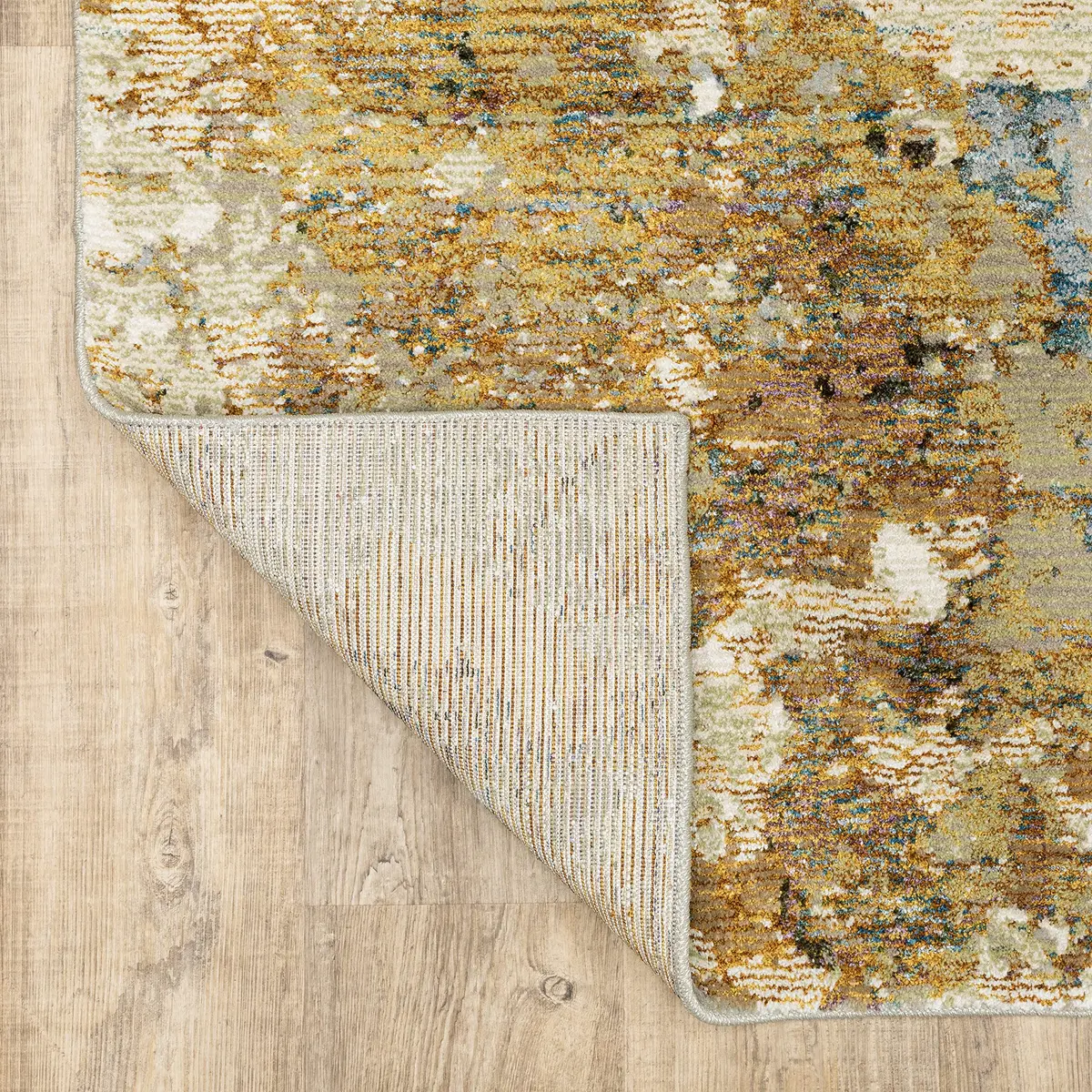 Oriental Weavers Evolution Area Rug 5' x 8' | Gold/Beige Natural Landscape Design - view 7