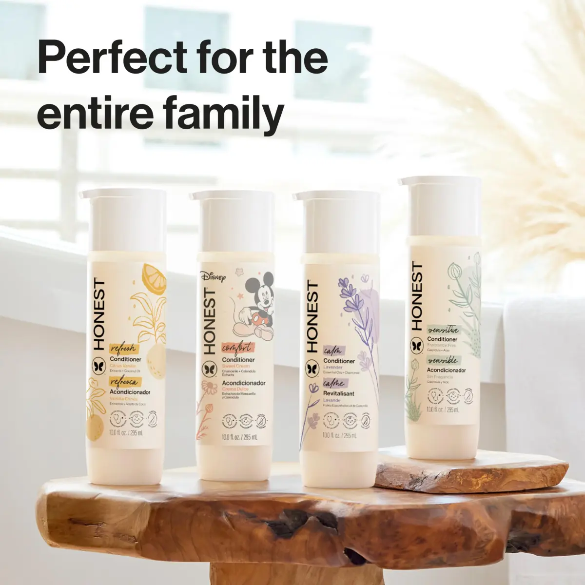 The Honest Company Fragrance-Free Conditioner 295ml (10 fl oz) | Hypoallergenic & Tear-Free for All Hair Types - view 9