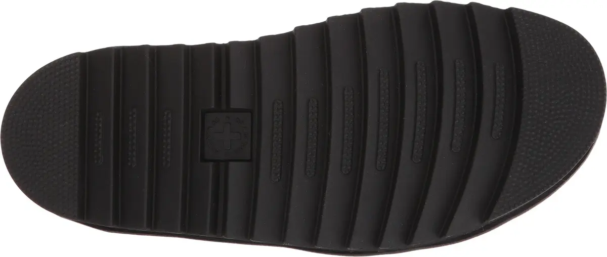 Dr. Martens Vegan Blaire Black Felix Rub Off/Black Soft Pu UK 9 (US Women's 11) M | Vegan Platform Wedge Sandal - view 5