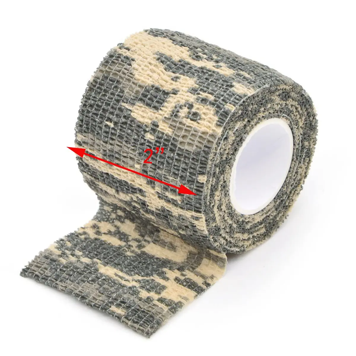 EAmber Camo Wrap Tape 5cm x 4.5m (6 Rolls, ACU Camo) | Self-Adhesive, Reusable Concealment Gear - view 3