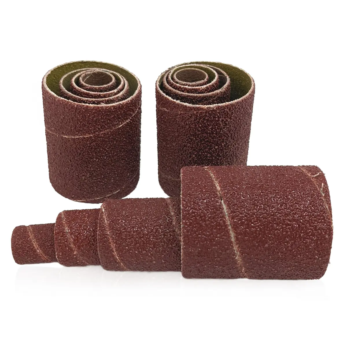 LINE10 Tools 12pk Spindle Sanding Sleeves 2in Long | Coarse 60 Grit for Curves & Contours - main product image
