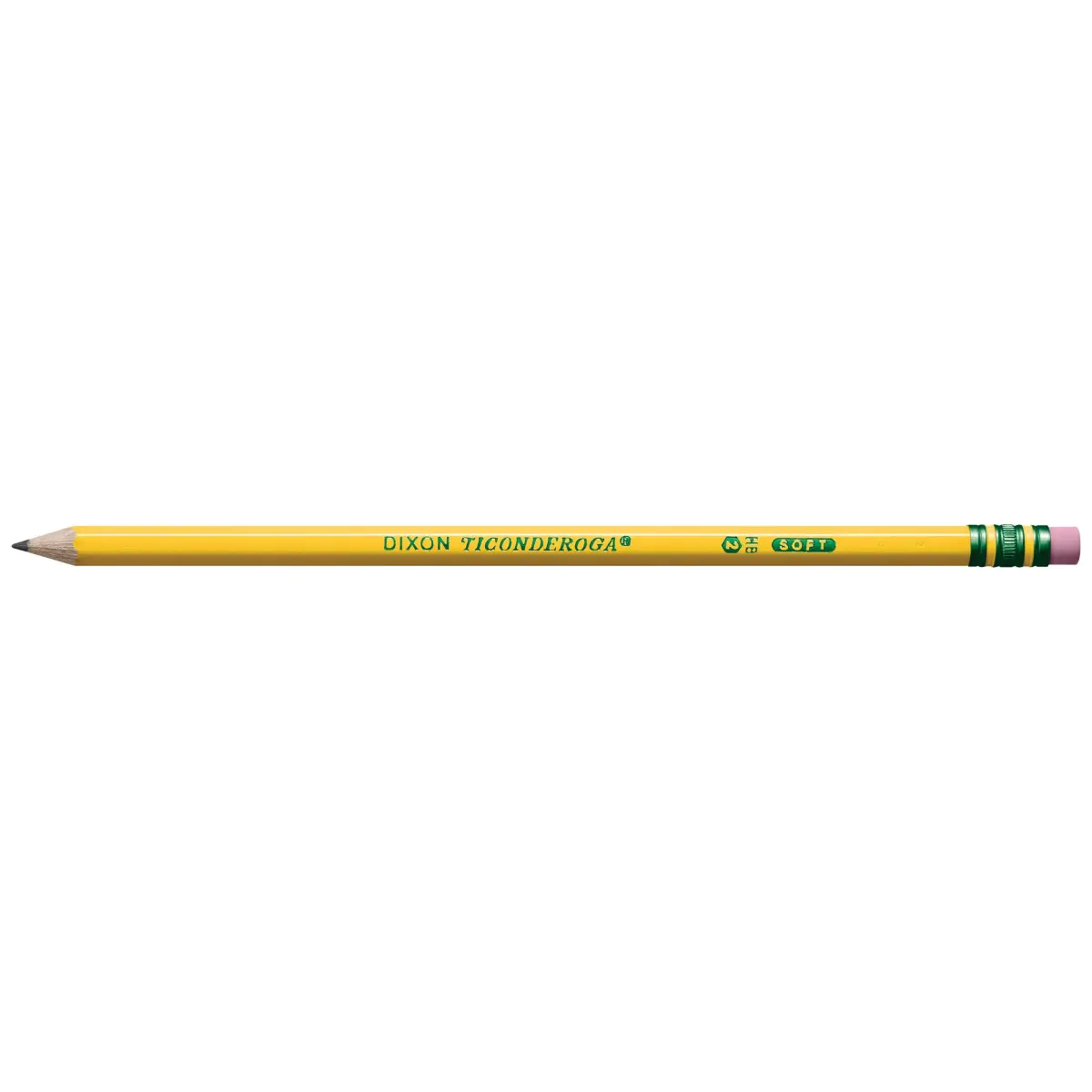 Ticonderoga Wood-Cased Pencils, Pre-Sharpened, HB Soft, Yellow, 108 Pencils Total | Trusted by Teachers for School & Office - view 3