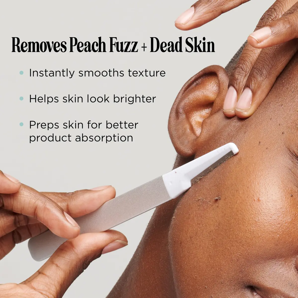 StackedSkincare Dermaplaning Tool, Reusable Facial Razor, Metal Handle | Gentle Skin Exfoliation - view 4