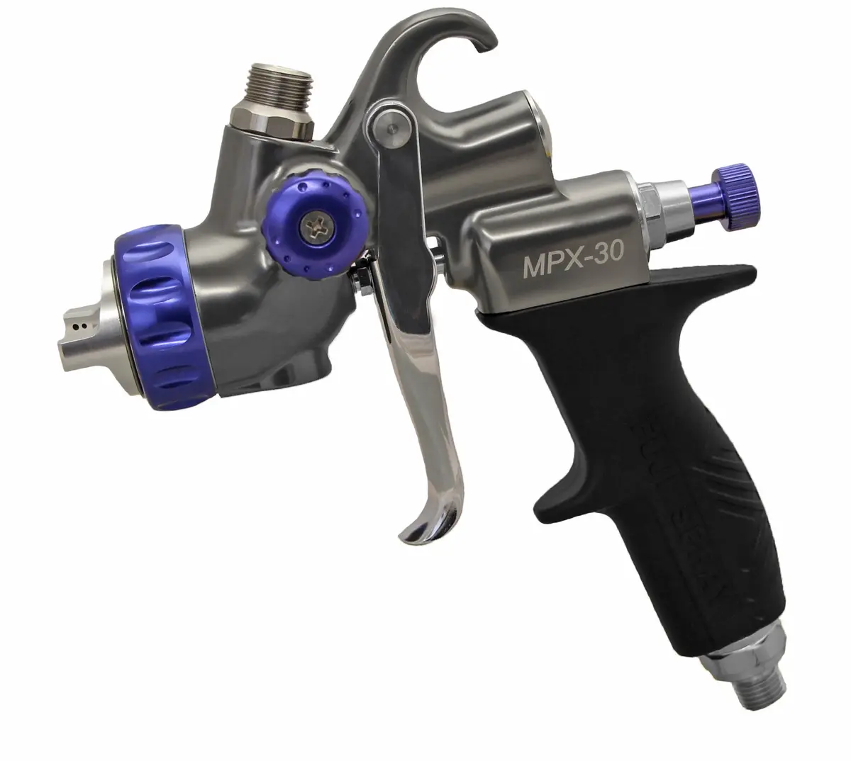 Fuji Spray Gravity MPX-30 Reduced Pressure Spray Gun | Stainless Steel, 600Cc Cup, Black - view 3