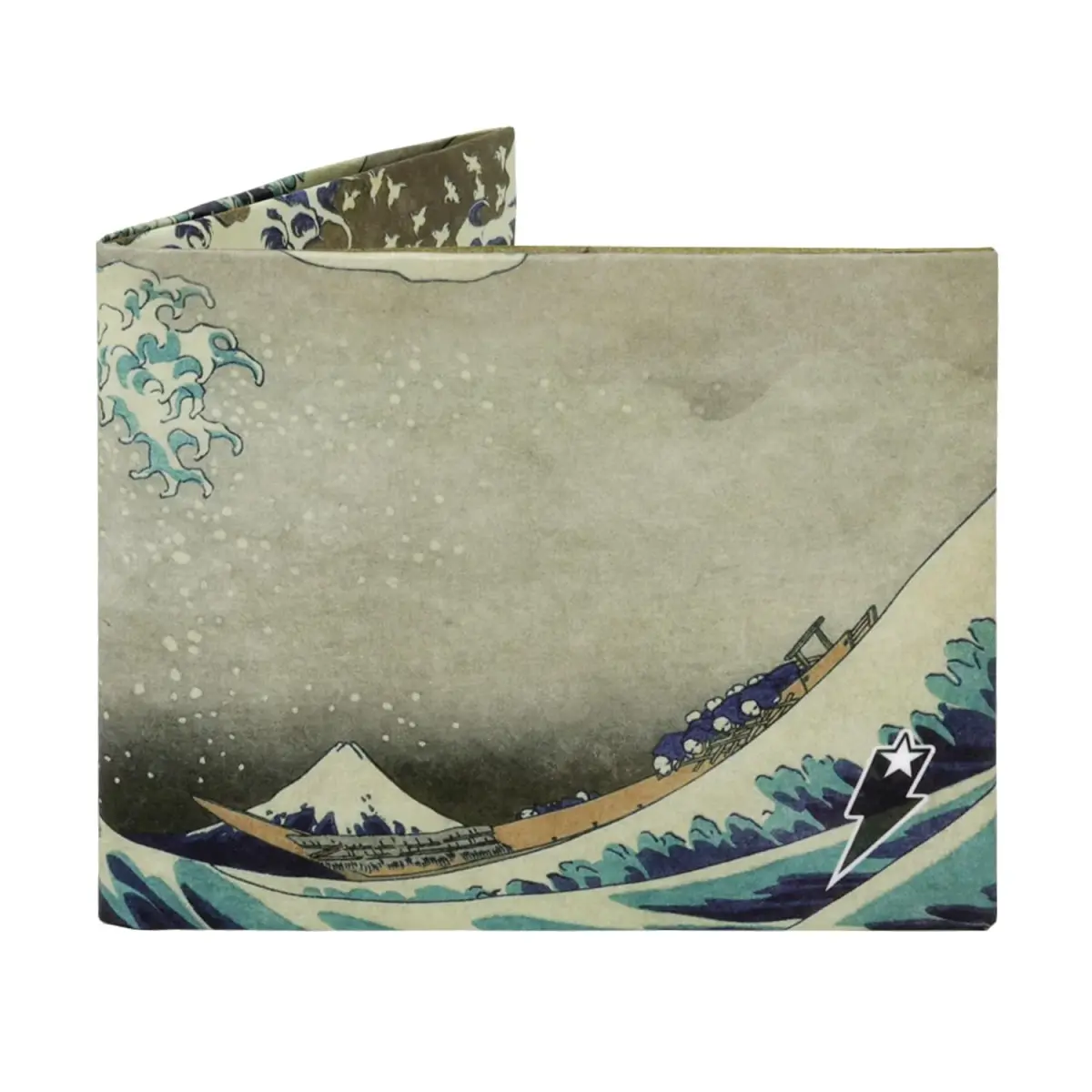 SUPERVEK The Great Wave off Kanagawa Tyvek Slim Bifold Wallet | 20g (0.7 oz) - main product image
