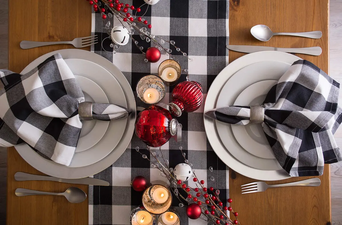 DII Silver 6 Count Napkin Ring Set | Modern Square Textured Design for Elegant Table Settings - view 6