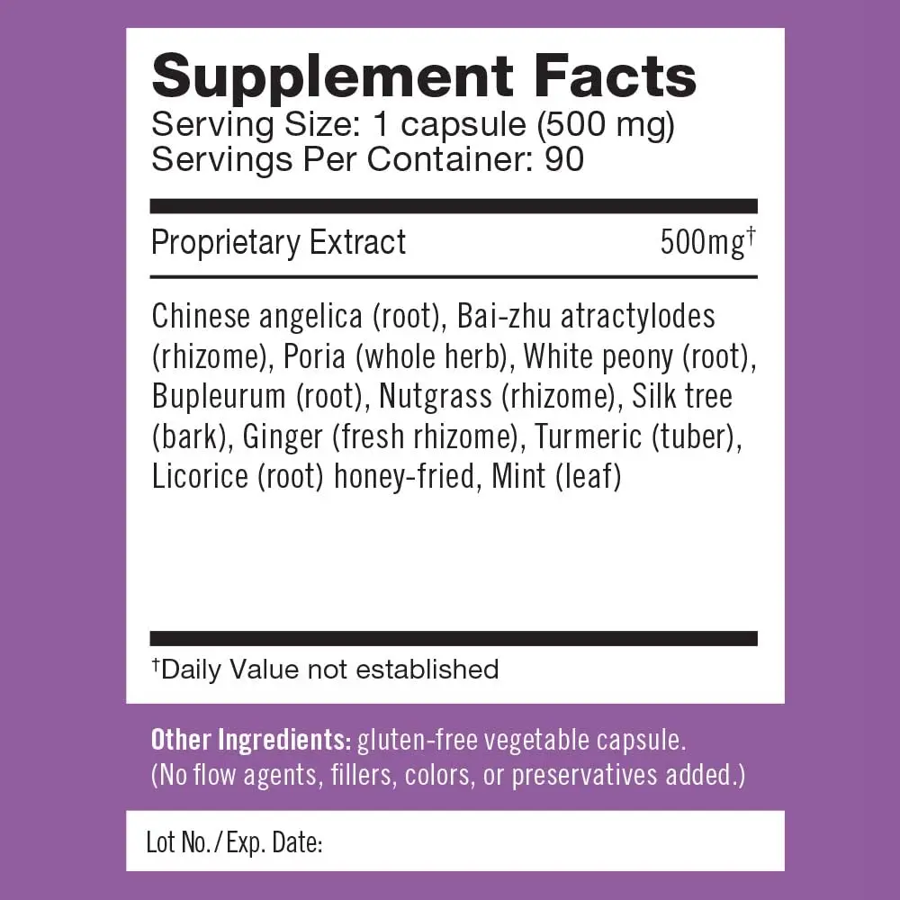 Herbalogic Decompress MX Herbal Capsules 30 Count | Stress & Mood Support Based on Xiao Yao San - view 4