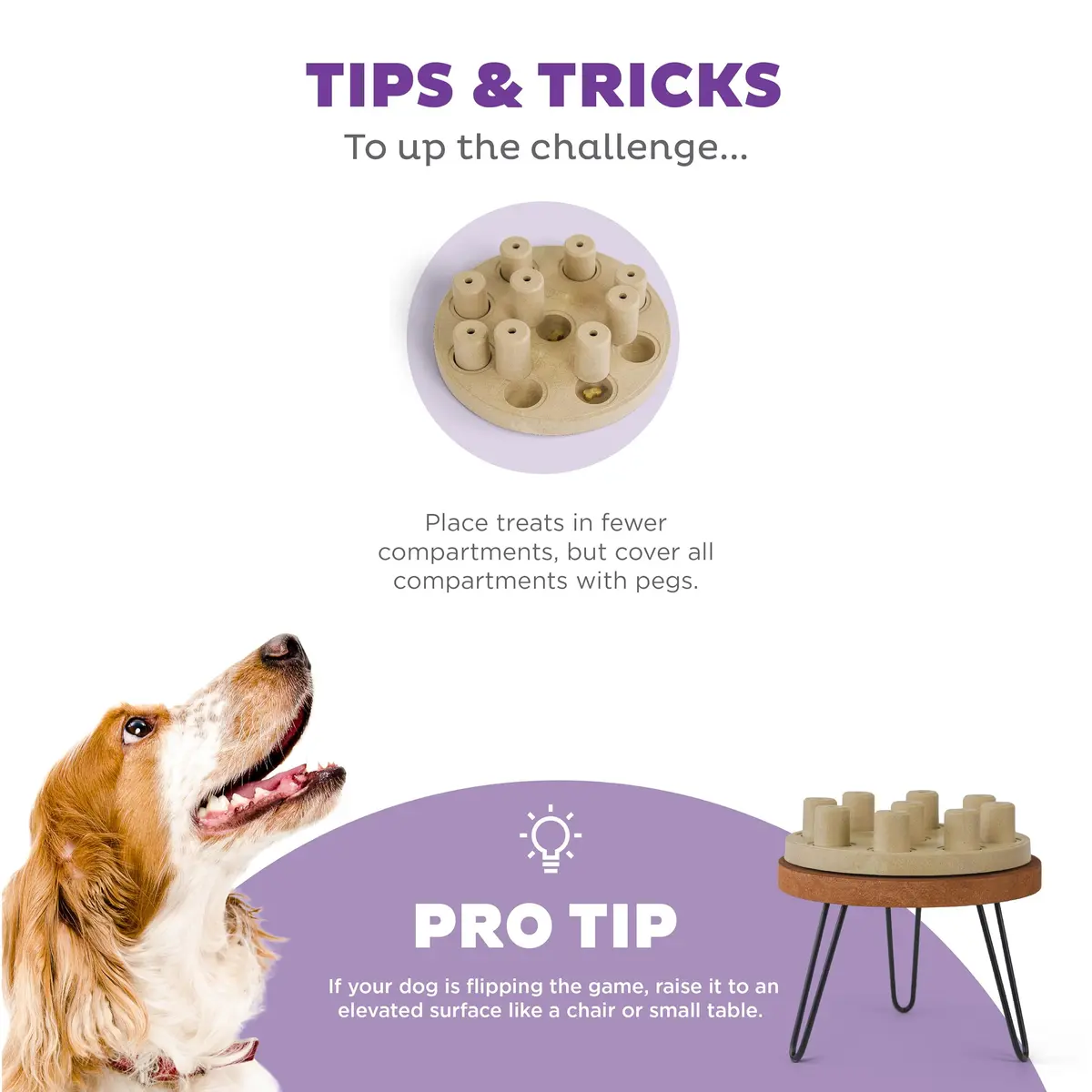 Outward Hound Dog Smart Treat Puzzle Level 1 Beginner Tan Composite | Mental Stimulation & Boredom Buster - view 4