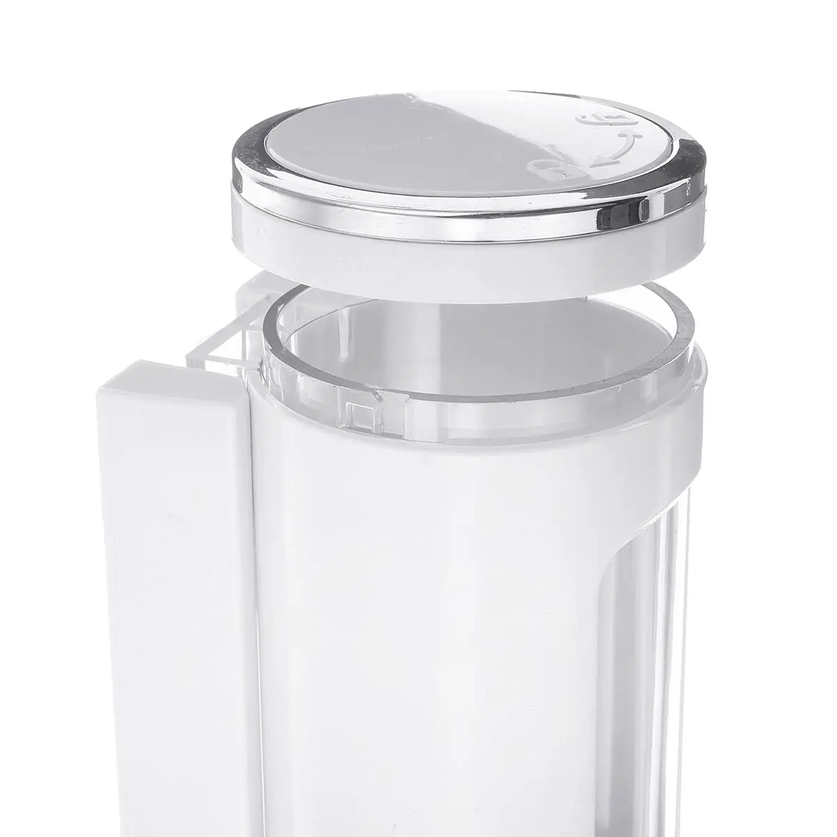 KITSCH Abs Plastic Liquid Soap Dispenser 400 Ml White Wall Mount | Durable & Maintenance-Free - view 2